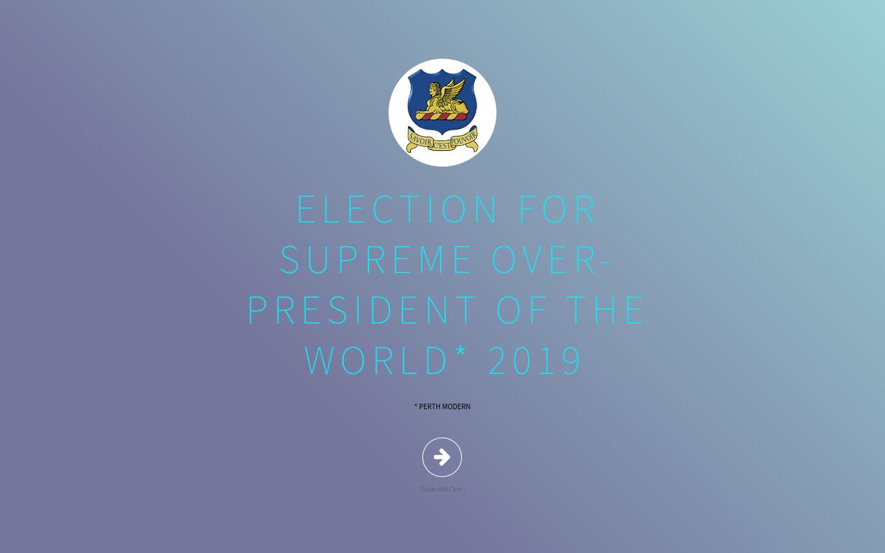 Carrd profile picture for @election